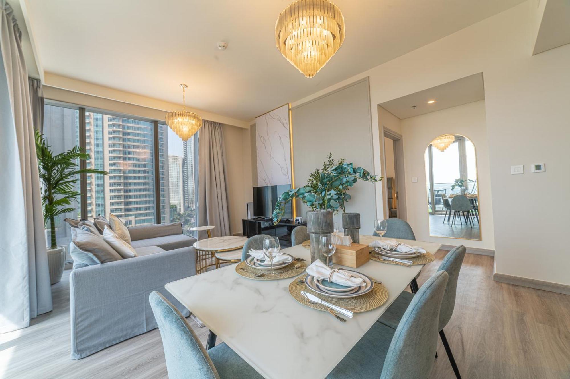 First Class 2Br With Full Dubai Boulevard View エクステリア 写真