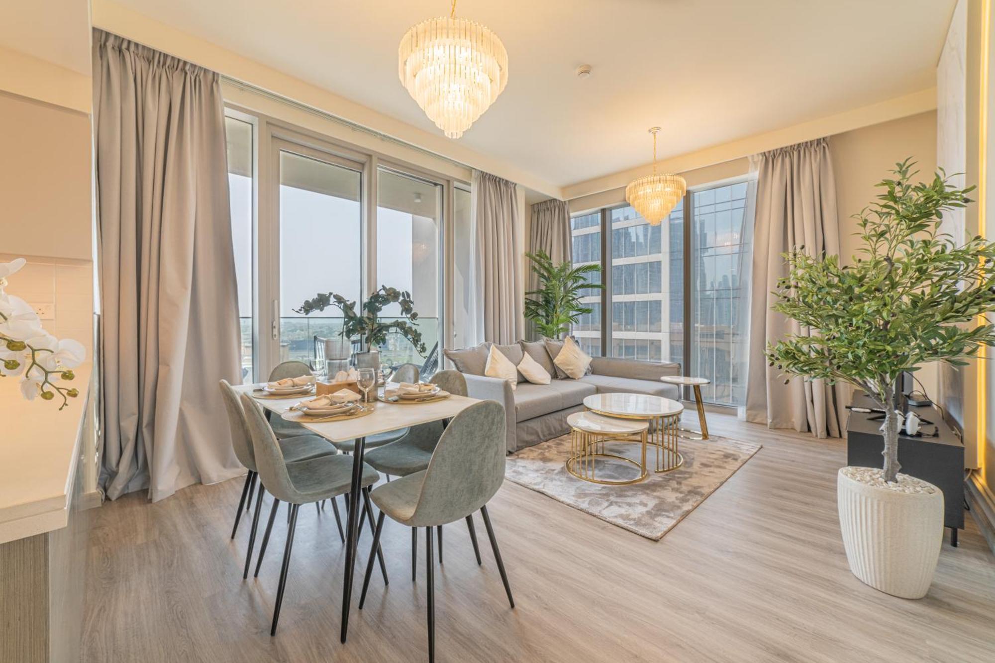 First Class 2Br With Full Dubai Boulevard View エクステリア 写真