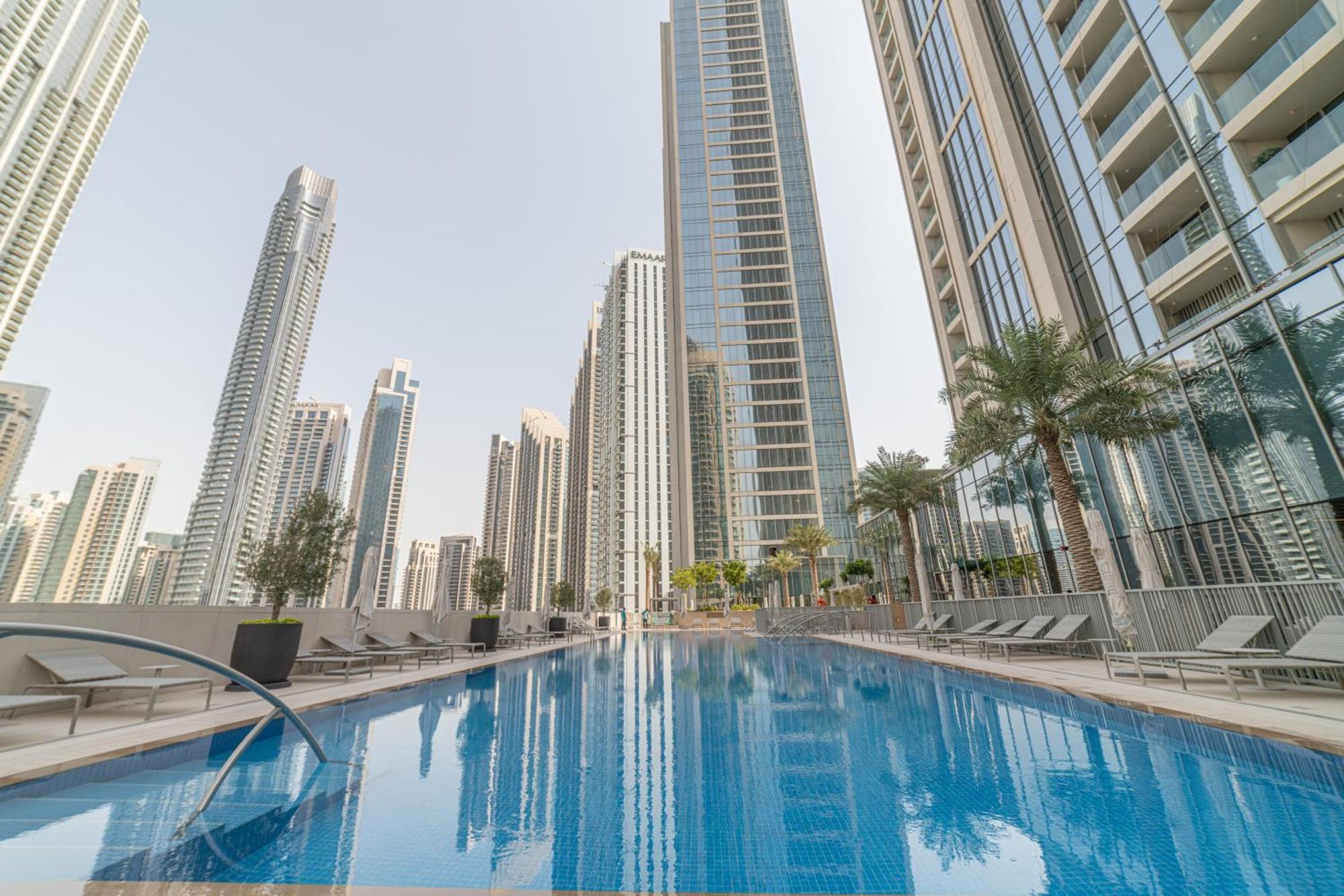 First Class 2Br With Full Dubai Boulevard View エクステリア 写真