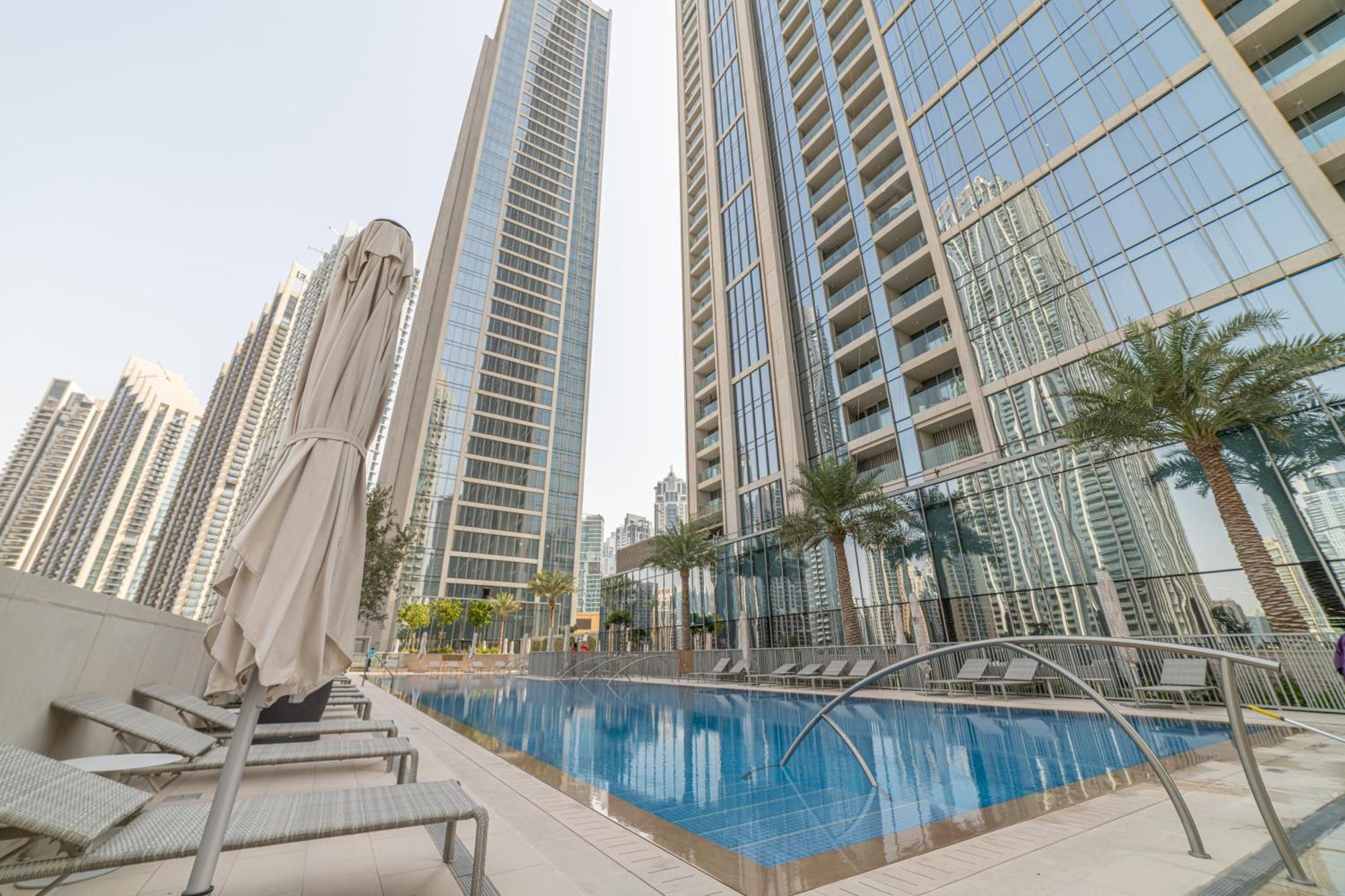 First Class 2Br With Full Dubai Boulevard View エクステリア 写真